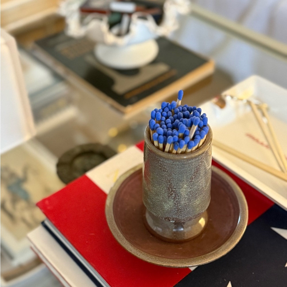 Ceramic Pottery Match Cloche/Striker